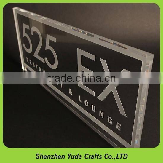Manufacturing CNC router service acrylic engraving milled blocks