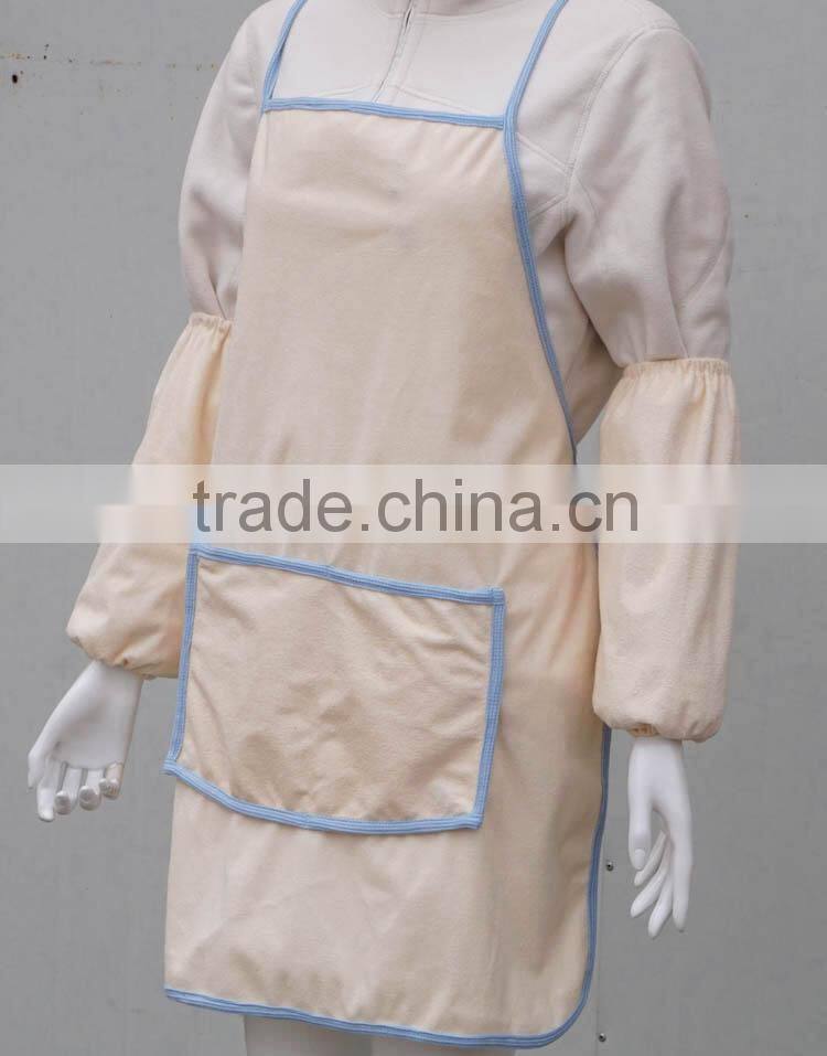 Real Picture China Custom Plain 100% Cotton Terry Waterproof Kitchen Apron