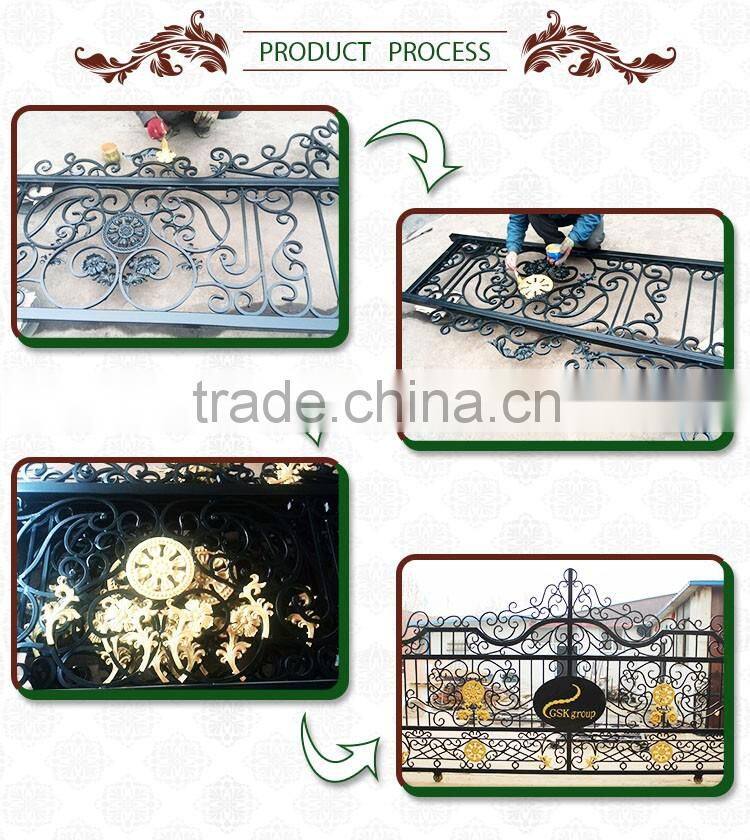 wrought iron window grill design for safety