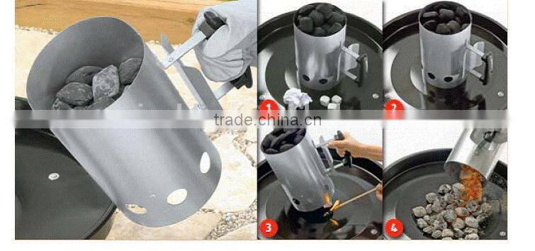 Charcoal Grill Chimney Starter, charcoal lighter