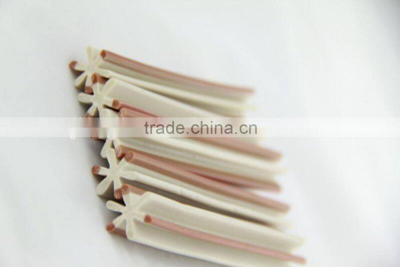 pet food package (two-tone straight hexagonal natural dog chews)