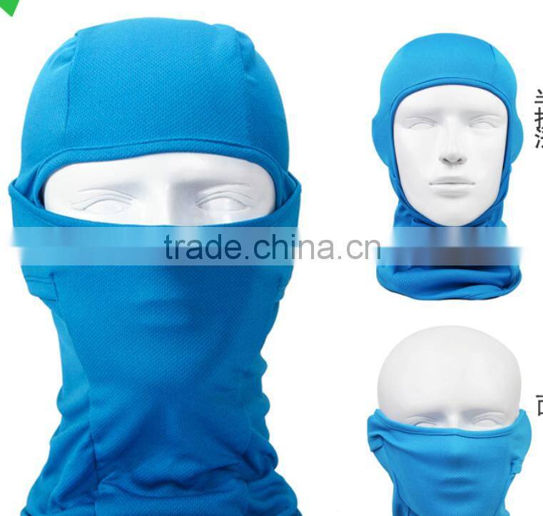 2015 New Fashion Men Multifunction Mask Cap Balaclava One Holes 100% Acrylic Hats Neck Warm Hood Outdoor