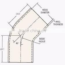 3'' 76mm high temperature reinforced automotive black elbow 45 degree silicone hose