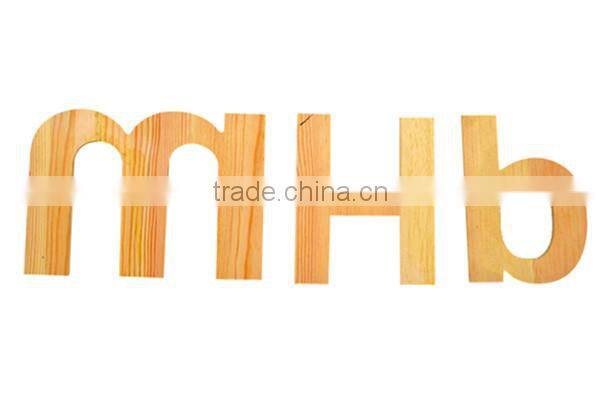 Trade assurance custom standing lovely alphabet wooden letter word