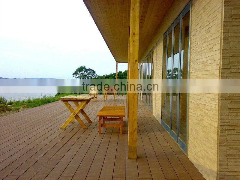 wood plastic swimming pool deck