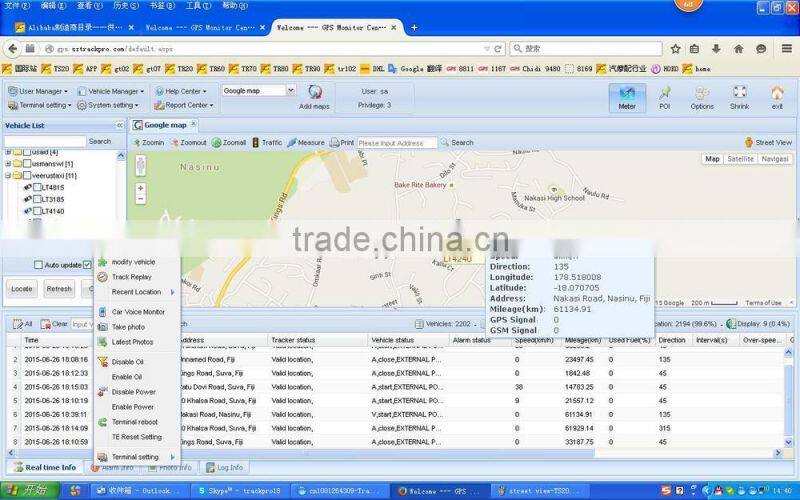 New Web Based GPS Tracking System GPS TRACKER PLATFORM