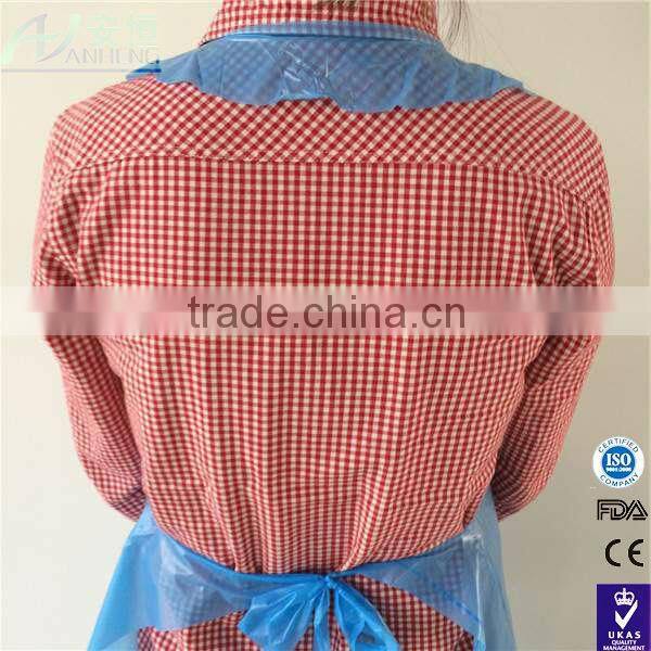 Disposable household pvc coated kitchen apron