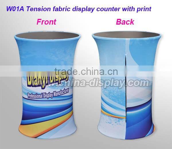 Hot sale curved/straight/S-shape tension fabric wall stand display system
