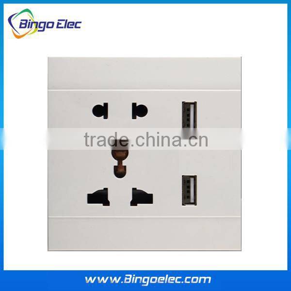 euro usb wall socket 220v