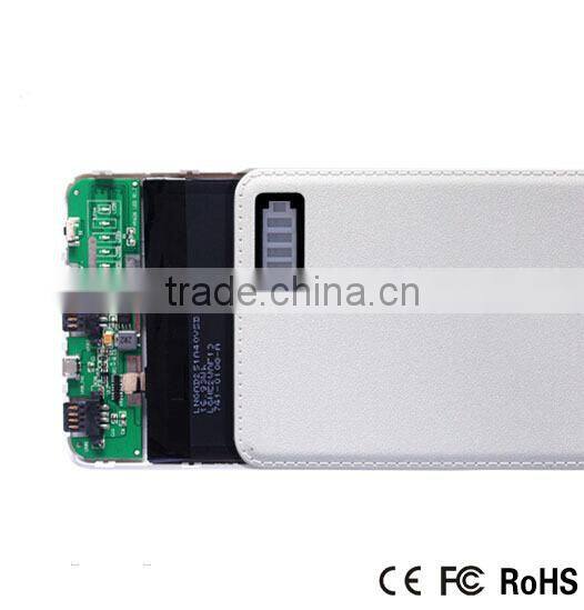 high real capacity usb power bank 20000mah wtth li-polymer battery cell