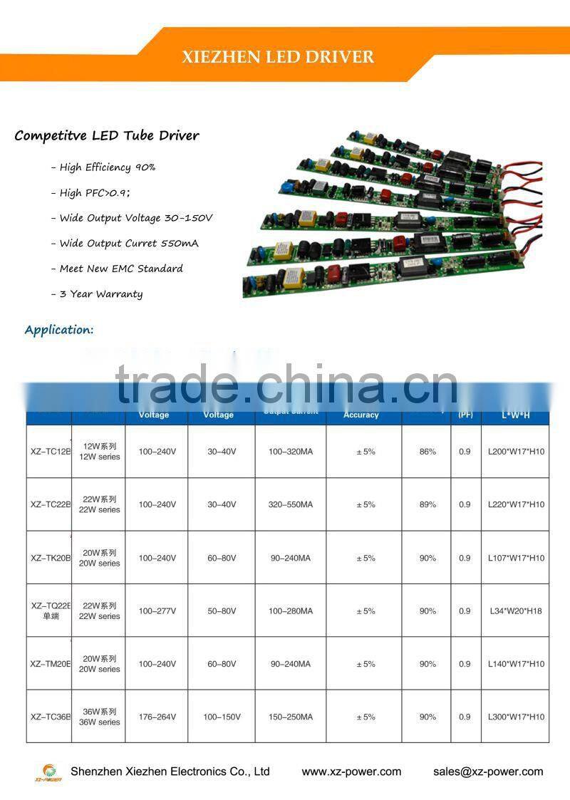 T10 Non-Isolated Constant Current LED Driver 180MA Switching Power Supply