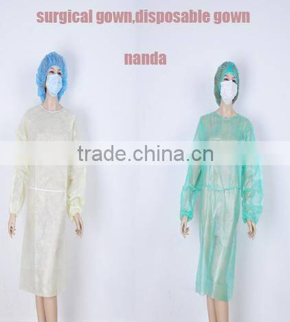 disposable nonwoven surgery gown