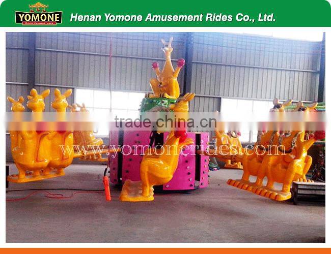 Indoor or outdoor equipment amusement park games jumping kangaroo rides children game for sale