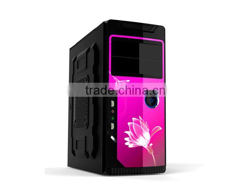 DN-V series v6 colorful atx computer case/red pink blue tower computer case