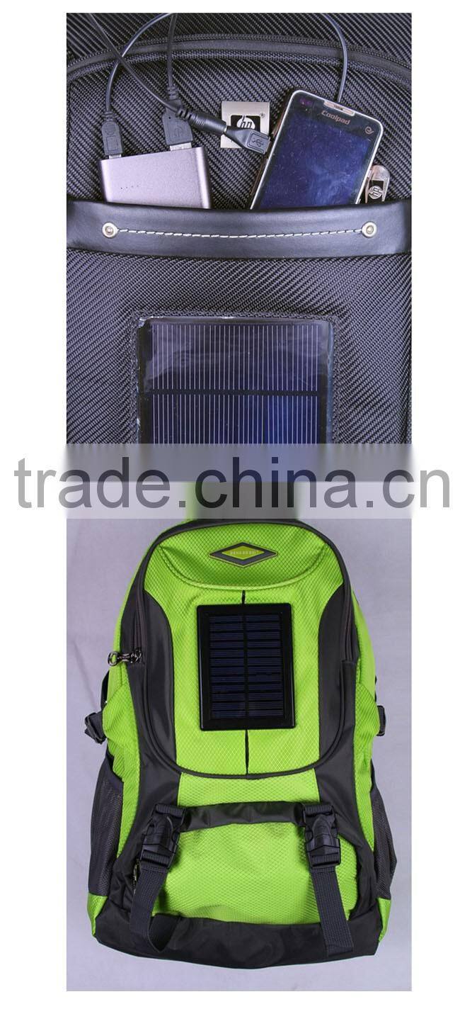 Waterproof Outdoor Solar Power Laptop Backpack Made In China(BP16-020)