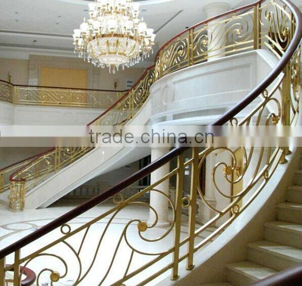 wrought iron stair handrail
