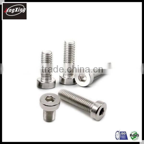 M3-M22 stainless steel DIN7984 Hexagon socket thin head cup screw