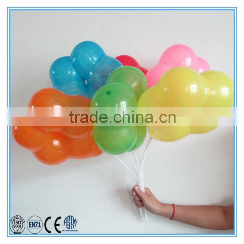 Pink flower shaped balloon