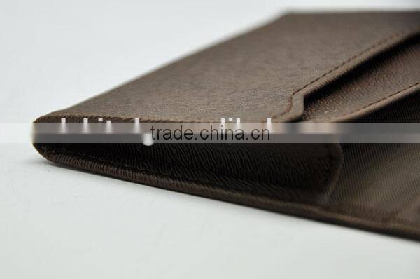 pvc leather card holder flip case cover pouch