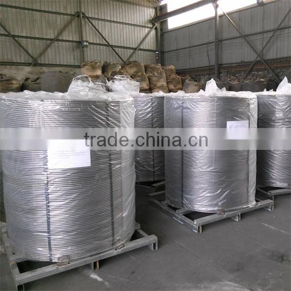 Ferro calcium /FeCa cored wires made in China plant for steelmaking
