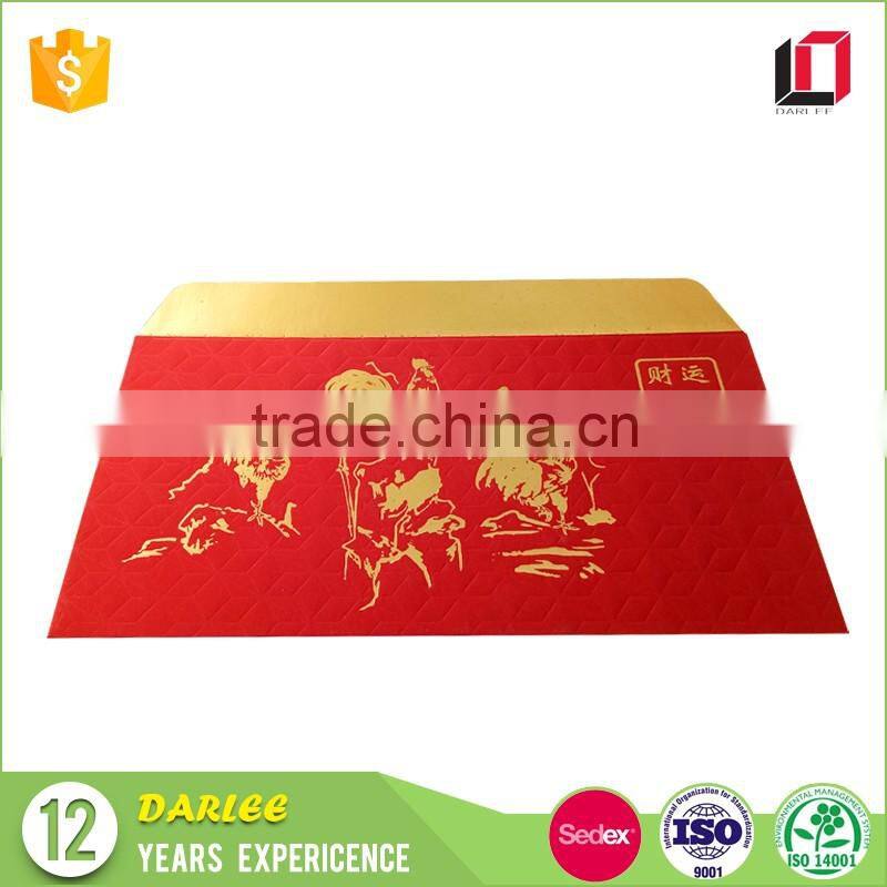 China manufacturers ang pow custom design red pocket printing with own logo