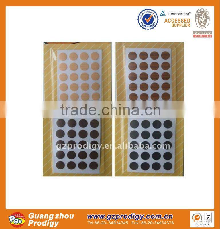 adhesive decorative hiding place screw cover