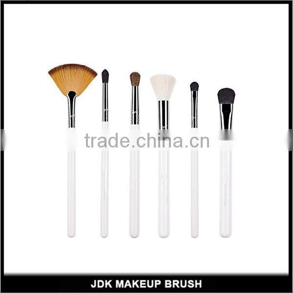 24pcs Professional OEM Cosmetic Brush Purple Handle Black Tube Make up Brush with Fan brush and Foldable Bag