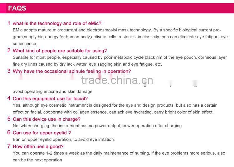 Home use under eye treatment