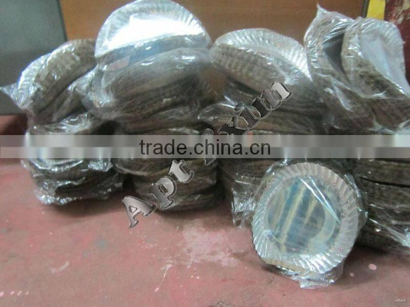 wholesale hot selling silver laminated paper plates from India