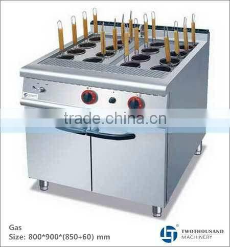 Gas Pasta Cooker with Cabinet - 16 Baskets, 80523BTU, 100KG, TT-WE151C