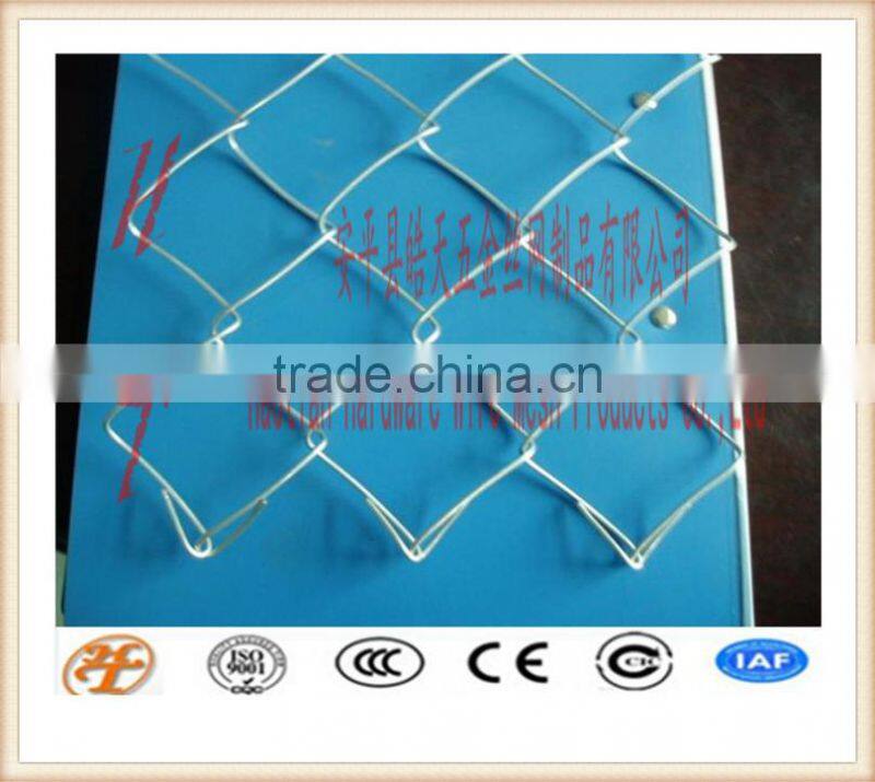 factory supply hot dipped galvanized/electro galvanized/colorful PVC coated chain link fence rhombus wire mesh