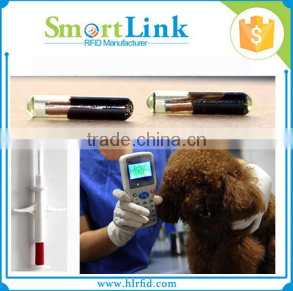 ISO Rfid Microchip,pet tracking rfid chip,1.4*8mm FDX-B rfid glass tag for animal identification