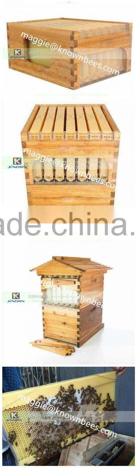 New type wooden bee hive automatic honey outflow bee hive for sale