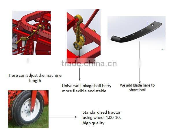 China Gold Supplier First Grade tractor mini farm potato harvester