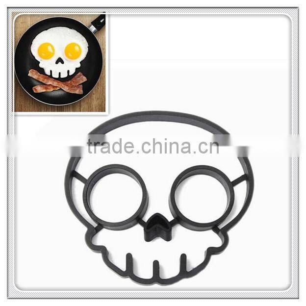 New designed creative skull head shape egg fried moulds