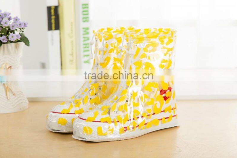 fashion rain shoes cover for women cheap plastic rain shoe cover