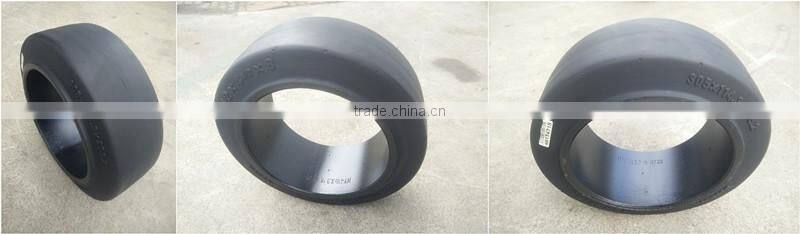 Gnie Scissor lift platform wheel 18x7x12.125 18x7x12 1/8 solid tire with rims wheel