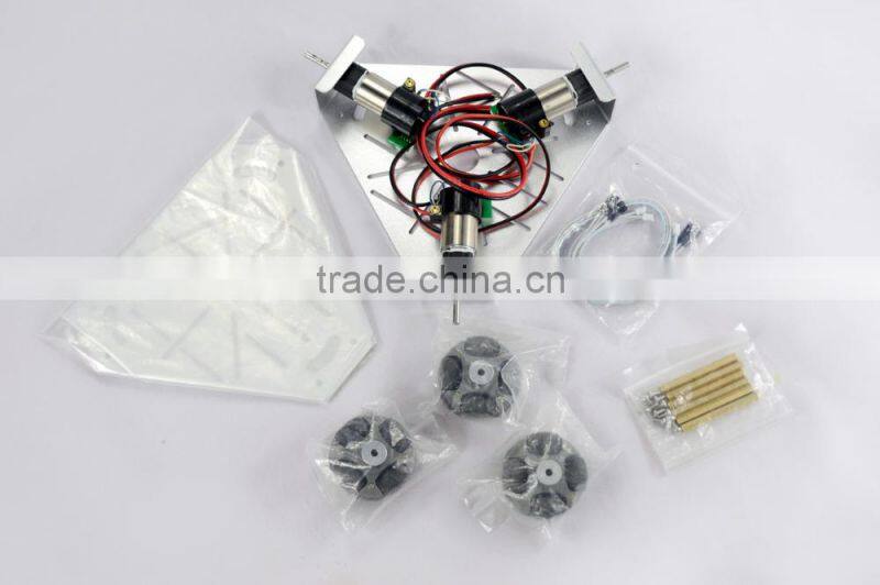 3WD 48mm Omni Wheel Robot Platform Chassis 15001S