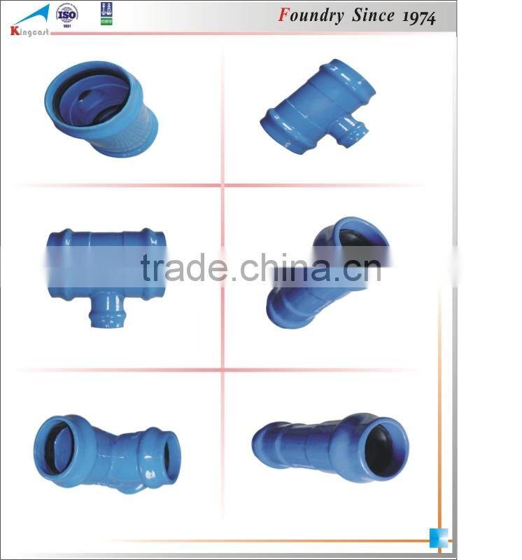 Custom best product high quality industry cast ductile iron mechanical plain end wall pipe