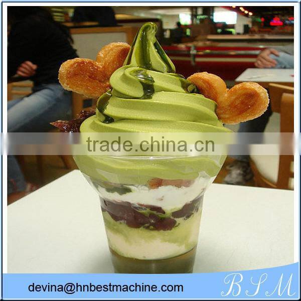 Thailand hot sale 2+1 mix flavour floor standing ice cream machine