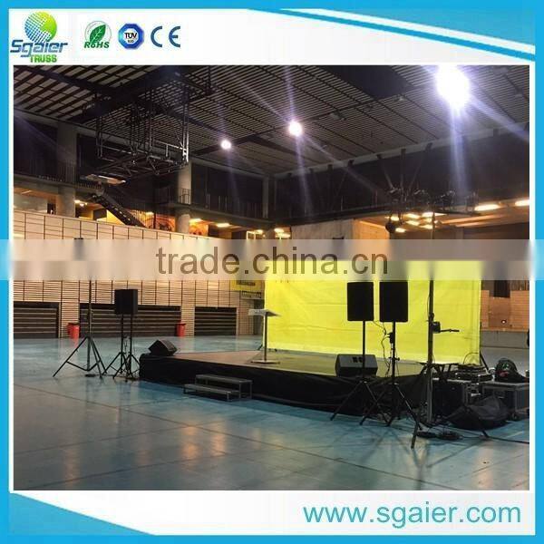 20ft by 24ft easy assemble aluminum stage for school activities