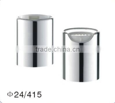 SM7107 aluminium 2015 colored bottle cap plastic disc top cap in yuyao