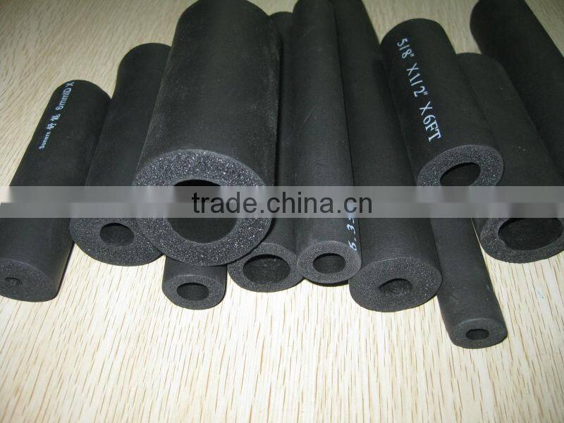 Rubber Tubing Insulation for air condition / Foam pipe insulation / Rubber foam tubing insulation