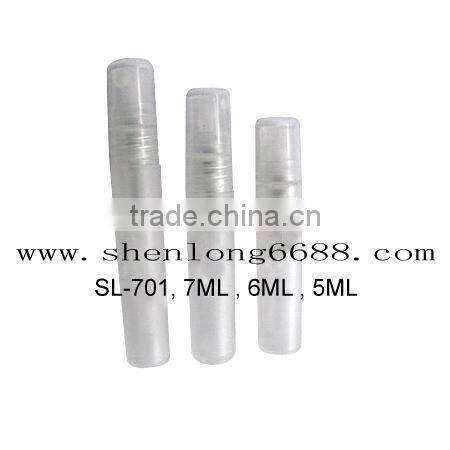 Plastic perfume bottles cosmetic atomizer