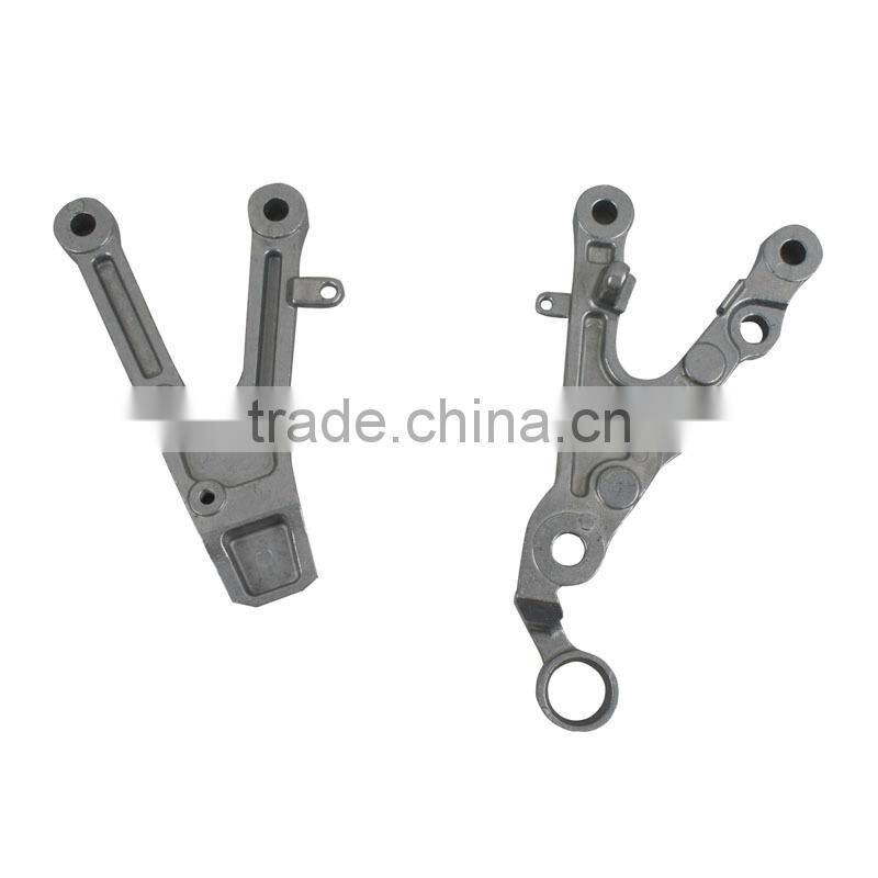For Yamaha YZF R6 2006-2011 Silver Front Passenger Foot Pegs Footrest Brackets