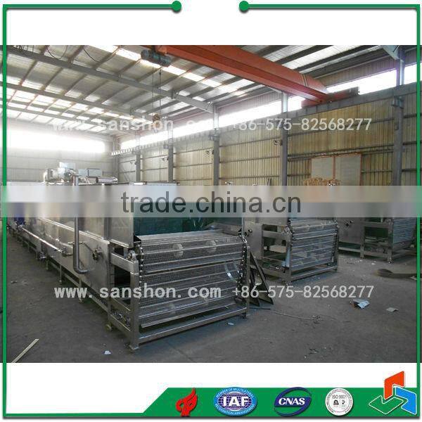 PPT Spray Type Blanching Machine for Jelly Sterilizing