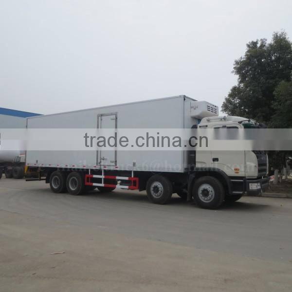 260hp 8*4 JAC Cooling Box Truck 30 ton