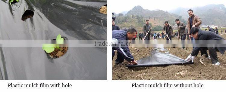 IDPE black mulch film