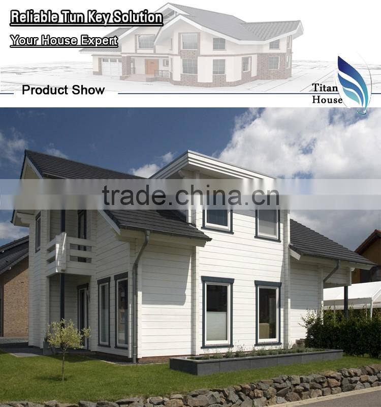 Light Steel Prefab Wooden House in Greece