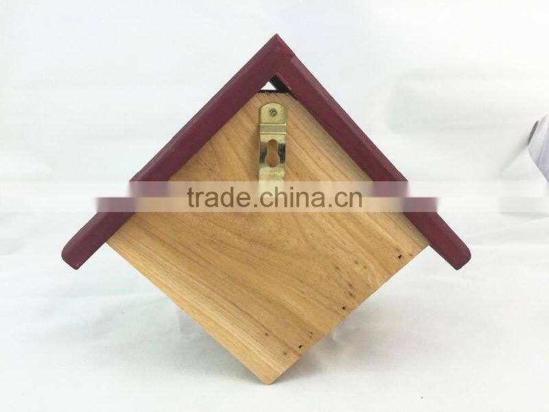 Simple small wooden bird's nest,FSC wood bird house